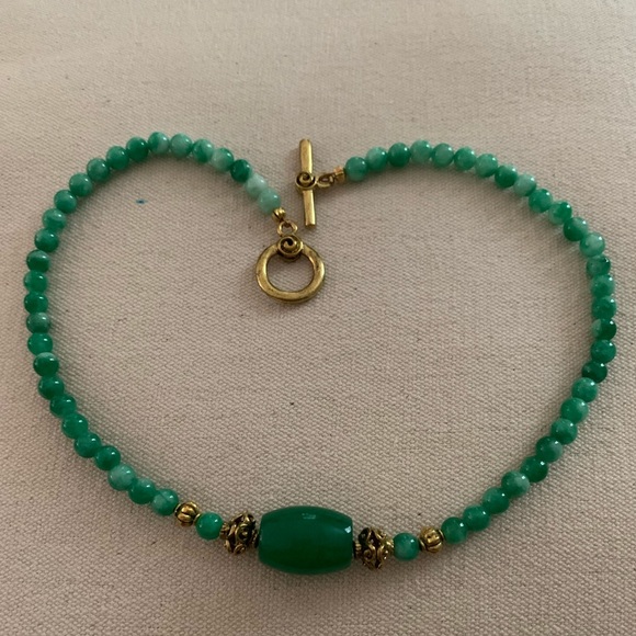 Aventurine and Jade neckace - Picture 3 of 3